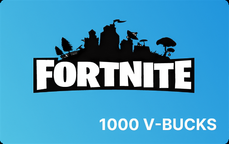 Подарочная карта Epic Games Fortnite 1000 v-bucks / Пополнение счета для аккаунта Россия цифровой код