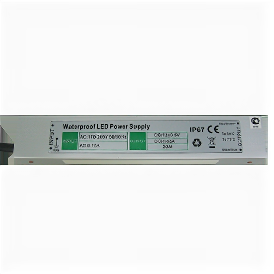 Блок питания для светодиодной ленты Ecola 20W 220V-12V IP67 B7L020ESB