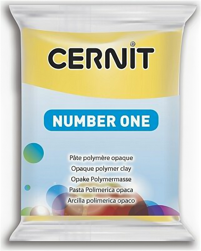 Полимерная глина CERNIT N1 56г, желтый 700