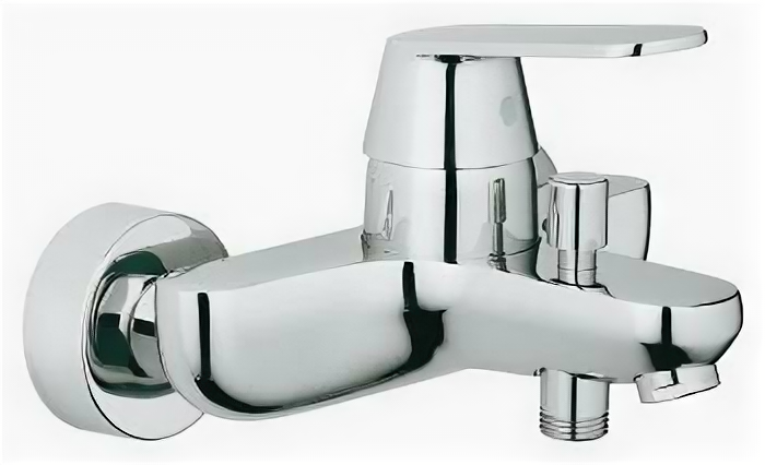 Настенный смеситель Grohe Eurosmart Cosmopolitan, арт. 32831000, неповоротный излив, с выходом на душ (без лейки)