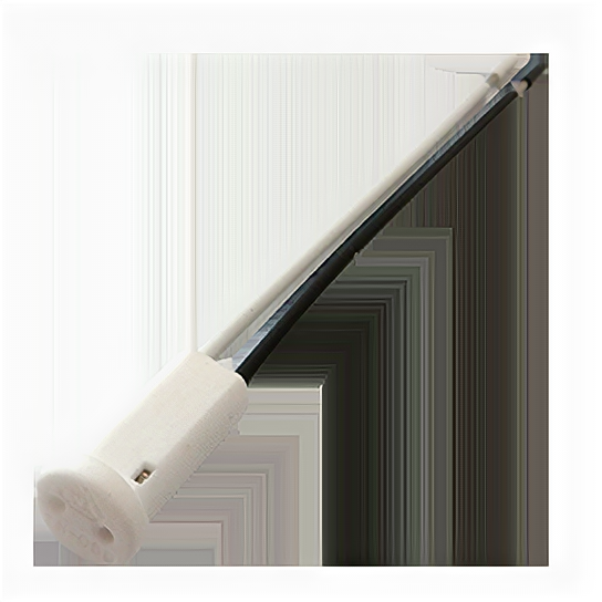 Ecola base G4 патрон керамический круглый торцевой с проводами 2*8cm AB04LWPAY
