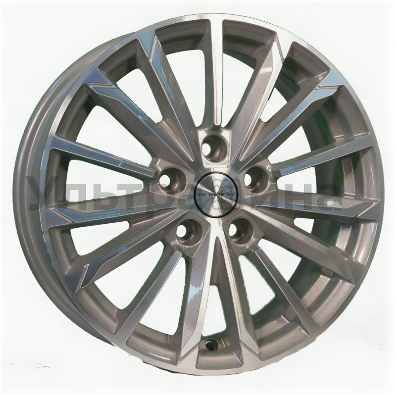 Khomen Wheels KHW1611 (Seltos/Soul) F-Silver-FP 6.5x16/5x114.3 ET44 D67.1