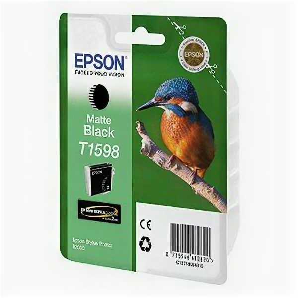 EPSON Картридж Epson for T1598 для Stylus Photo R2000 (Matte Black)