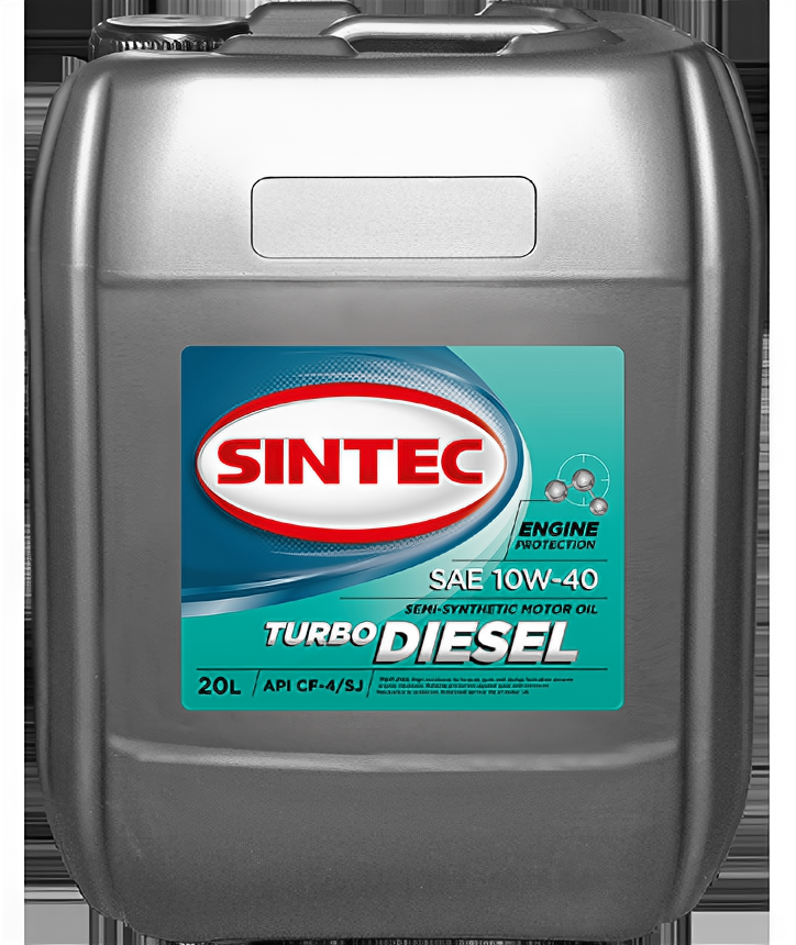 SINTEC Turbo Diesel 10W40 API CF-4/CF/SJ (20 л)