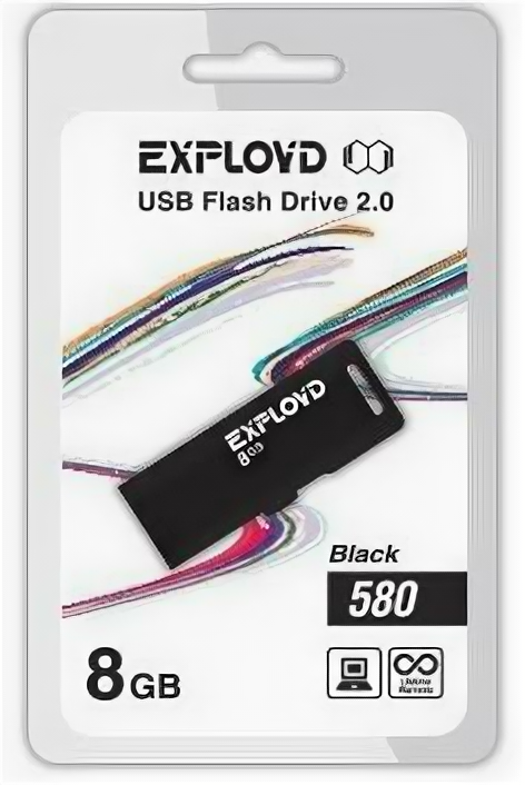 USB flash накопитель Exployd 580 8GB черный