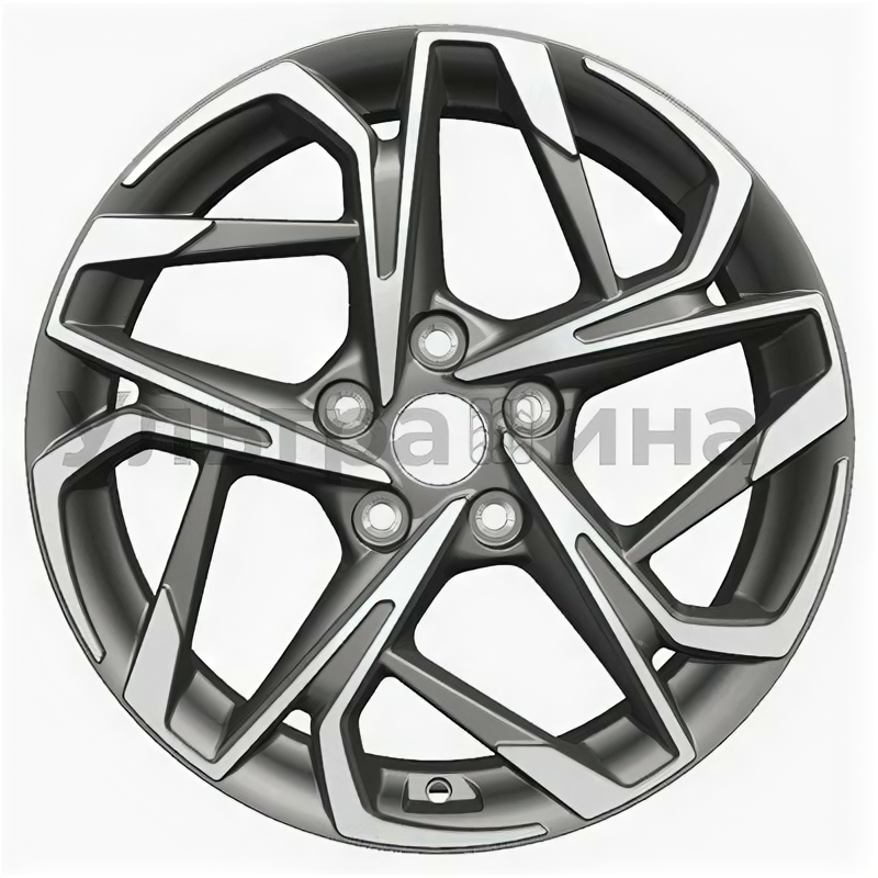 Khomen Wheels KHW1716 (CX-5/Seltos/Optima) Gray-FP 7x17/5x114.3 ET50 D67.1