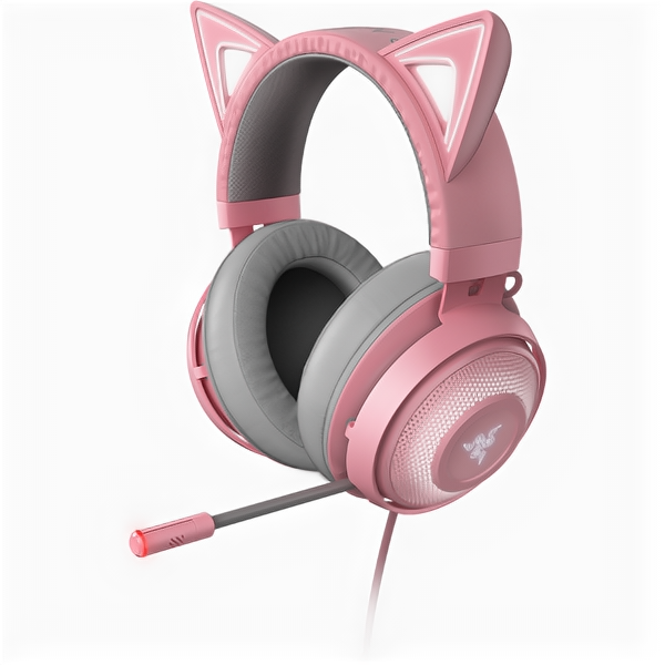 Razer Kraken Kitty Ed. - Quartz- USB Surround Sound Headset with ANC