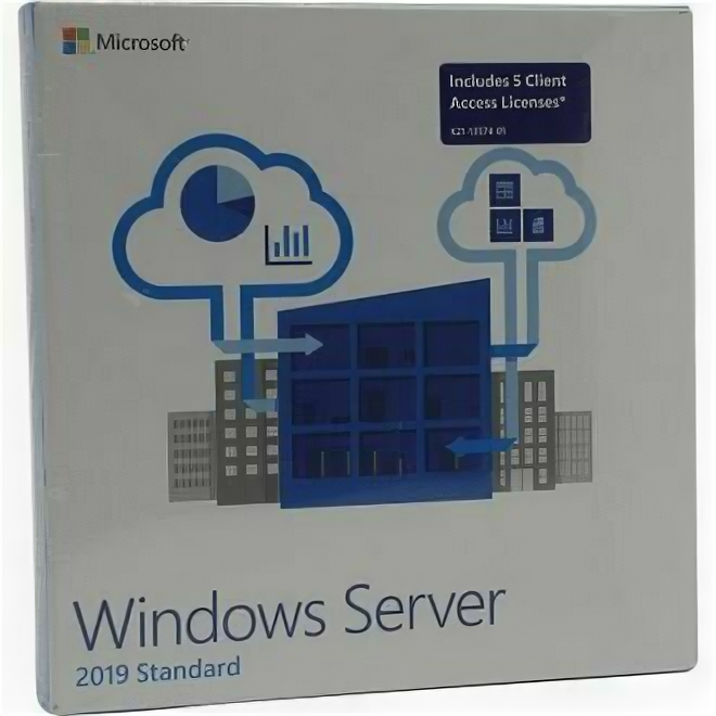 Microsoft Windows Server Standard 2019 64Bit English DVD 5 Clt 16 Core License