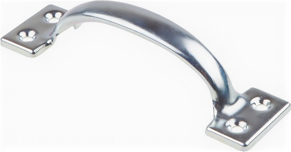 фото Ручка дверная скоба цельнотянутая 90 мм STARFIX белый цинк (SMP-55765-1)