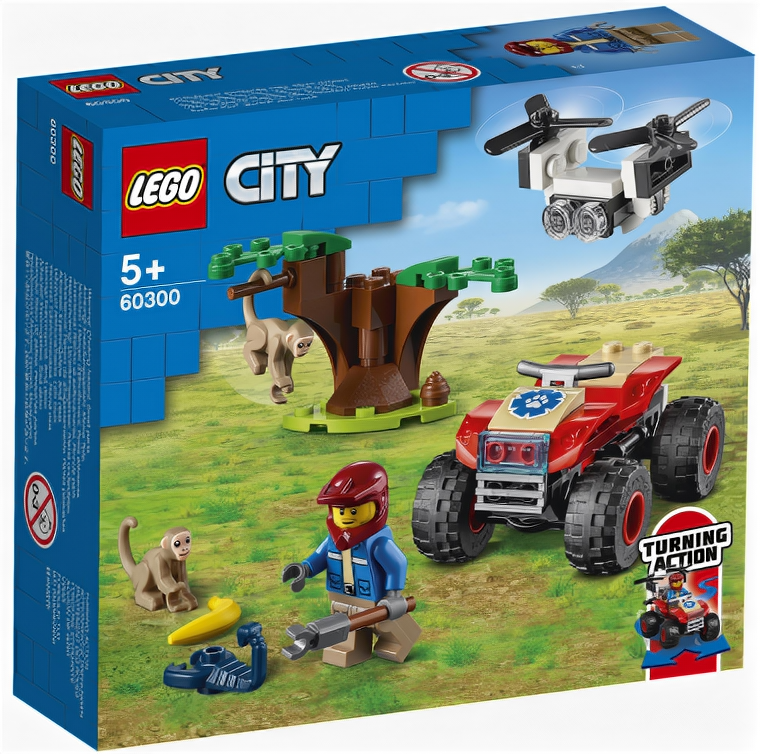 LEGO Конструктор LEGO 60300 City Wildlife Rescue ATV