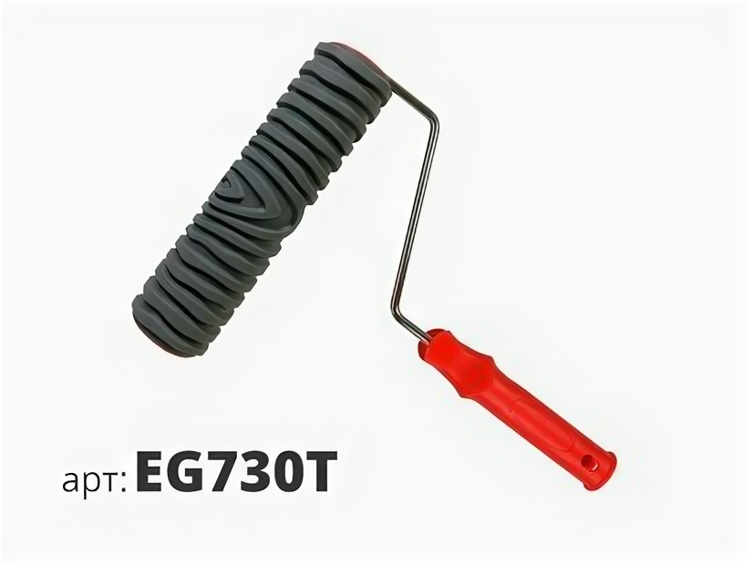 Валик декоративный резиновый жесткий STMDecor EG T (23см) дерево премиум EG730T