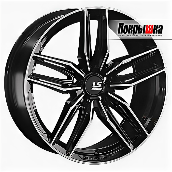 Диски LS FlowForming RC54 (BKF) 8.0х18/5х114.3 D67.1 ET40.0