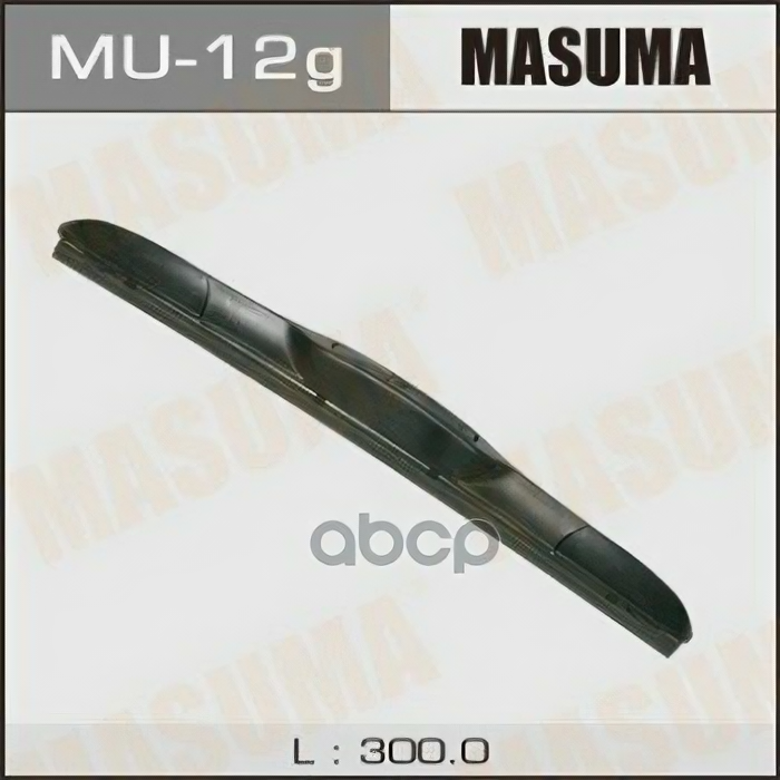 Дворник 12 Гибридный, Крюк (300мм) MasumaMU12G