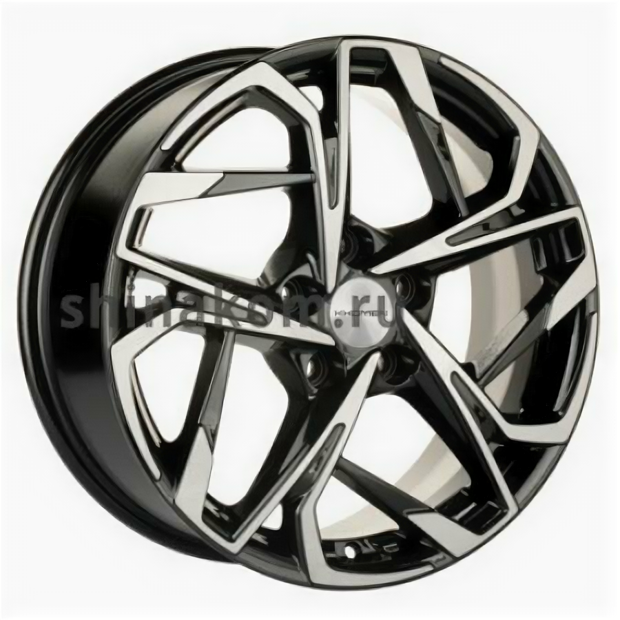  7*17 5*114,3 ET50 67,1 Khomen Wheels KHW1716 Black-FP (CX-5/Seltos/Optima)