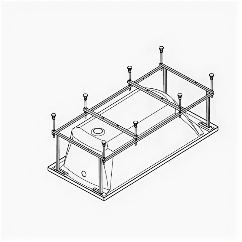 Santek Монтажный комплект для ванны Santek Каледония 170x75 1WH302392