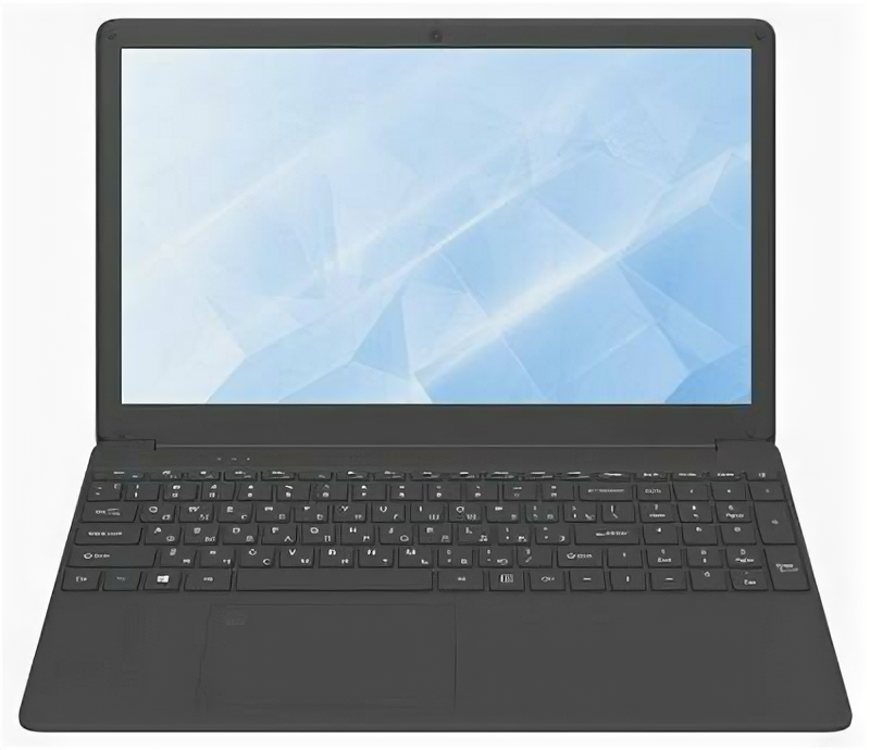 Ноутбук iRU Калибр 15EC, 15.6", IPS, Intel Core i3 10110U 2.1ГГц, 2-ядерный, 8ГБ 1ТБ, Intel UHD Graphics , Free DOS, черный 1889954