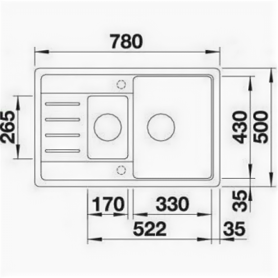 Кухонная мойка BLANCO LEGRA 6S Compact - фотография № 4