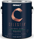 Краска для Стен и Потолков Denalt 4101 Celestia New 0.46л Матовая, Супер Моющаяся. - изображение