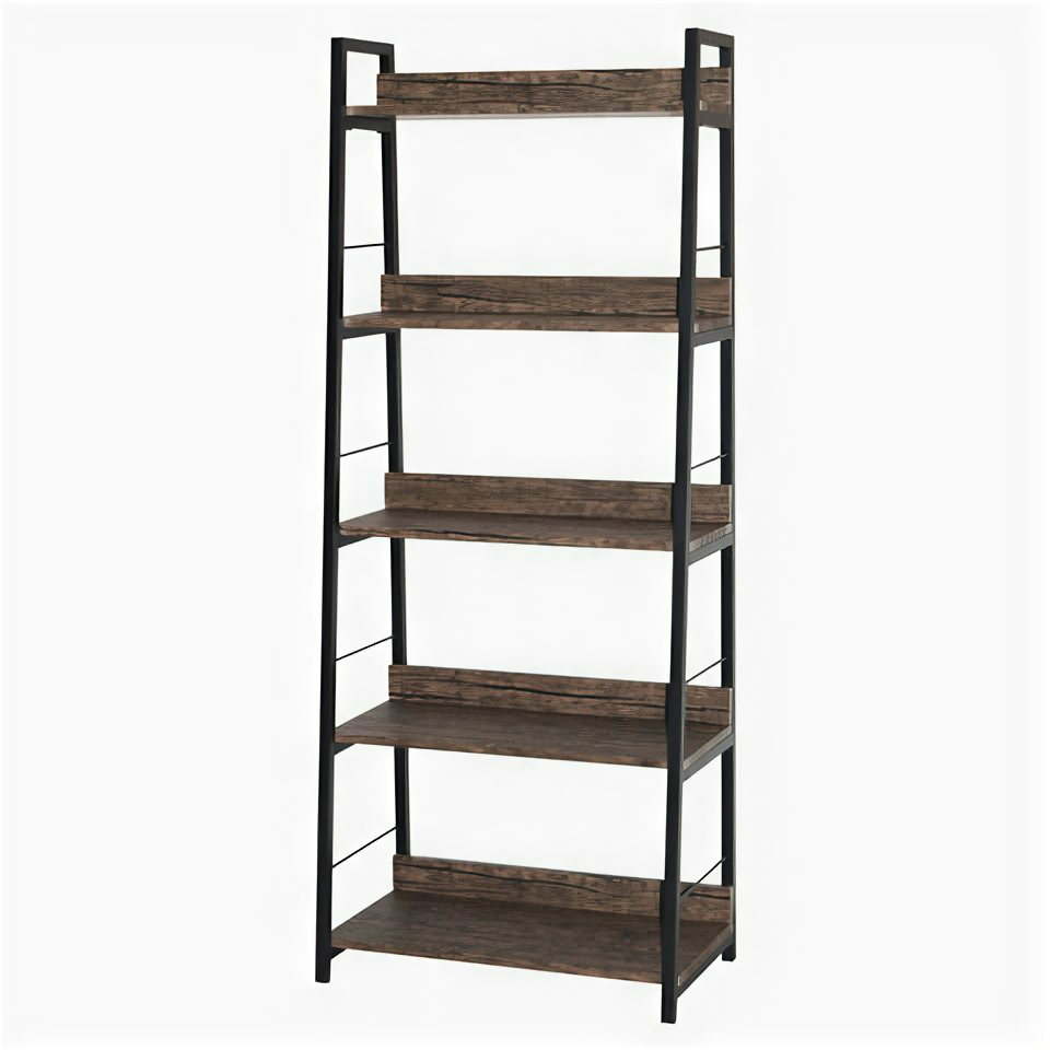 Стеллаж Brabix Loft SH-003, 5 полок, ШxГxВ: 60х35х150 см, морёный дуб - фото №4