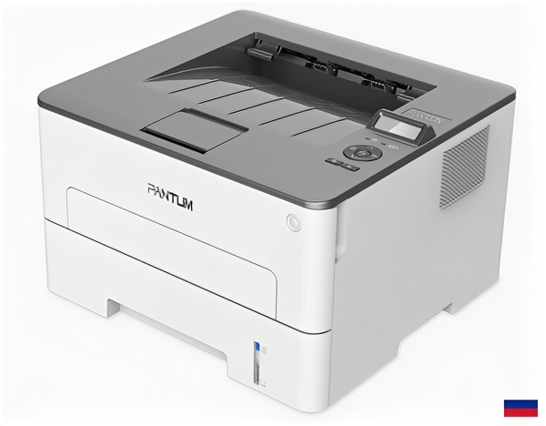 Принтер Pantum P3308DW, Printer, Mono laser, A4, 33 ppm, 1200x1200 dpi, 256 MB RAM, PCL/PS, Duplex, paper tray 250 pages, USB, LAN, WiFi, start. cartridge 6000 pages