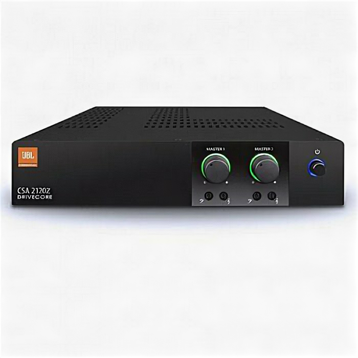 JBL CSA2120Z усилитель мощности 2х120Вт, 4/8Ω. 70/100V.Входы - 2 балансных (Phoenix), 2 небалансных