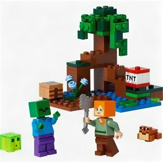 Конструктор LEGO Minecraft 21240 Болотное приключение