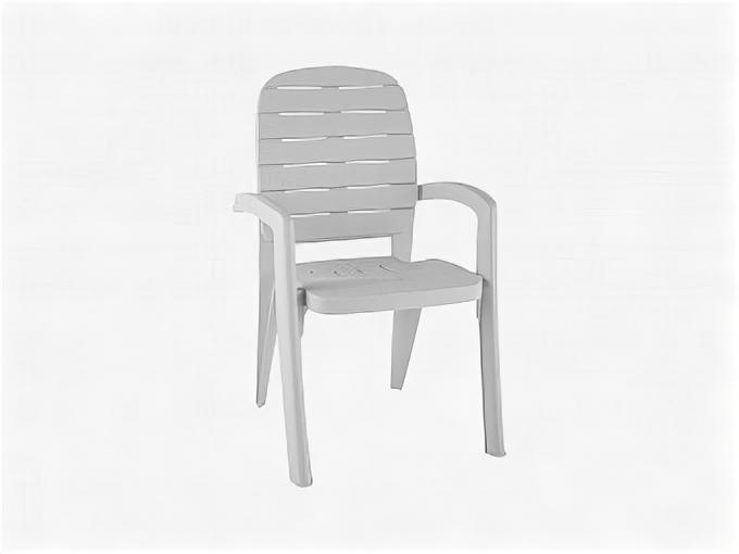 Кресло "Прованс" (белый) Элластик-Пласт