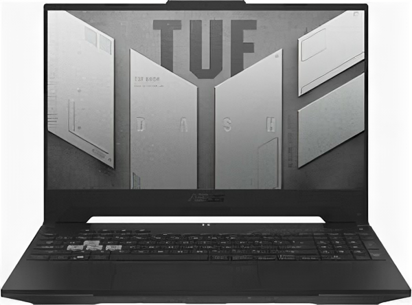 Ноутбук Asus TUF Gaming Dash FX517ZR-F15 Core i7 12650H 16Gb SSD512Gb NVIDIA GeForce RTX 3070 8Gb 15.6" IPS FHD (1920x1080) Windows 11 Home English grey WiFi BT Cam