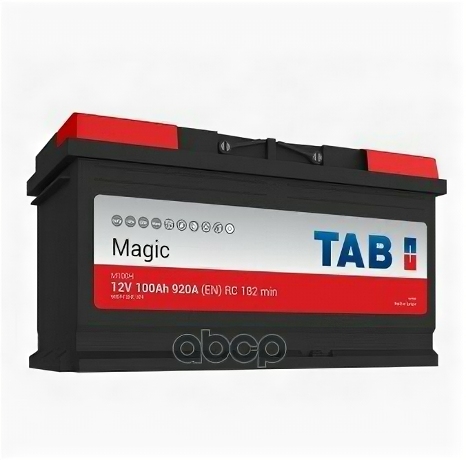 100 Ач Tab Magic О/П (189800) (900А Д*Ш*В 35,3*17,5*19,0 См) TAB арт. 189800