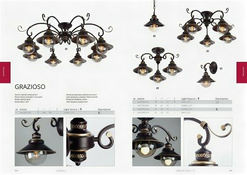 Люстра потолочная Arte lamp A4577PL-8CK GRAZIOSO - фотография № 6