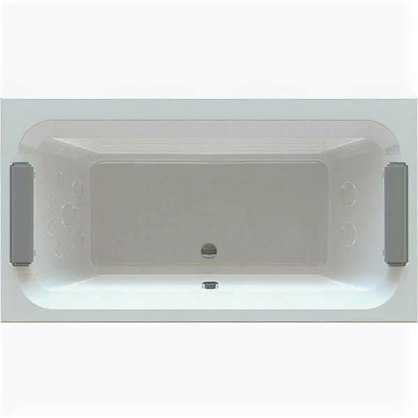 Акриловая ванна Radomir Хельга 185х100 с каркасом, фронтальной панелью, подголовником, сливом-переливом (1-01-2-0-9-044К)