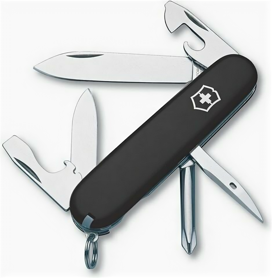 Нож Victorinox Spartan, 91 мм, 12 функций, черный