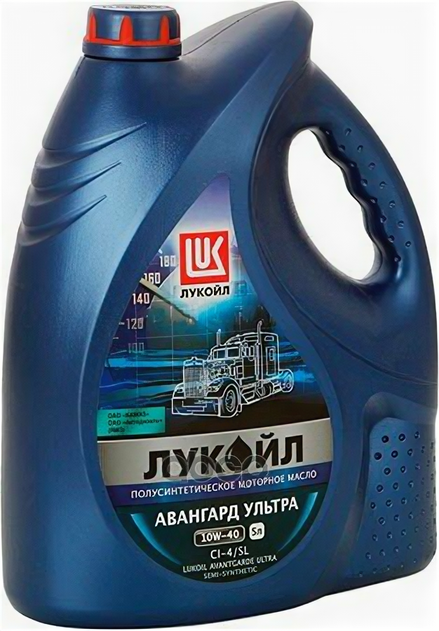 LUKOIL Авангард Ультра Полусинтек. Sae 10w-40 Api Ci-4/Sl 5 Л