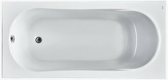 Ванна прямоугольная Santek акриловая касабланка XL 1700х800 белая арт. 1WH302441, (без монтажного комплекта/ножек)