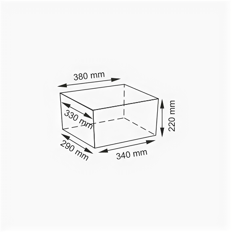 Плетеная корзина Wasserkraft WB-480-M 9062266 38 х 33 х 22 см - фотография № 3