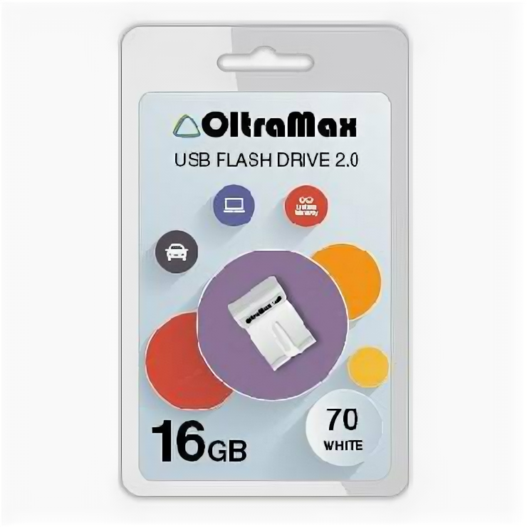 Флешка Oltramax OM-16GB-70-White 16 Гб Glacier White