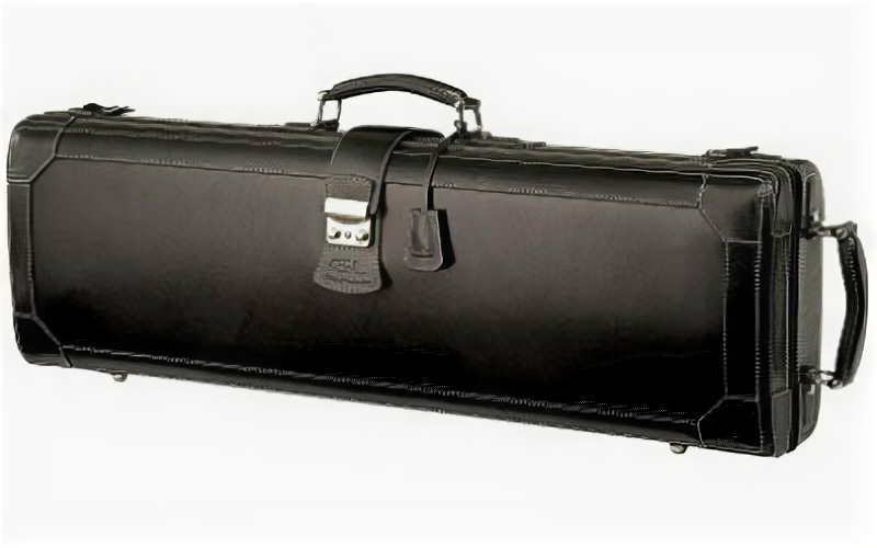 Violin case GLCASE K2(V) - Кейс GLcase K2(V), для скрипки 4/4 с отделкой черной натуральной кожей