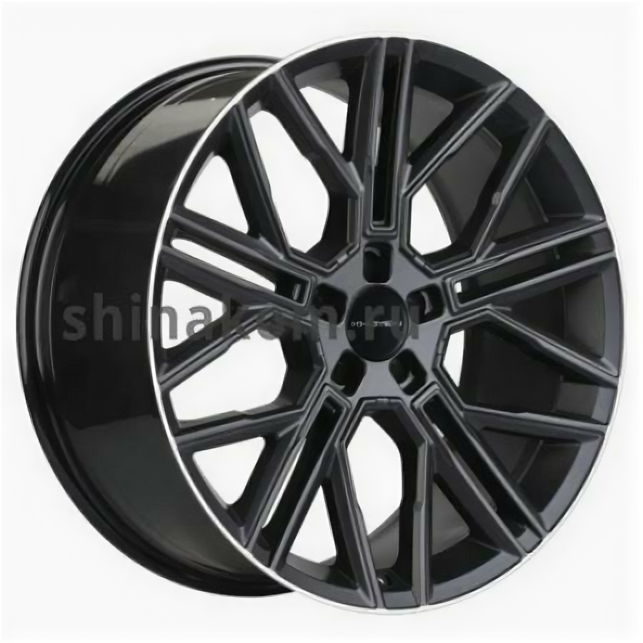 Диск 9,5*21 5*120 ET49 72,6 Khomen Wheels KHW2101 Black Matt MR (RRover)