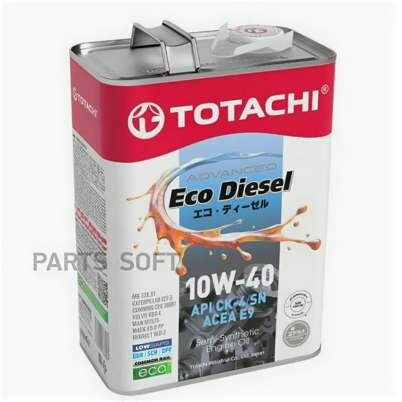 TOTACHI E1306 Масло моторное TOTACHI Eco Diesel 10W-40 6л