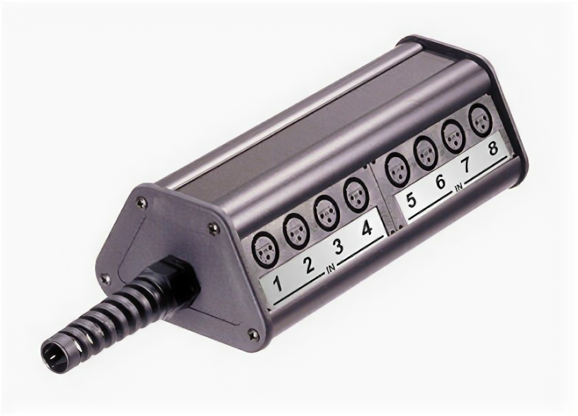 Rean NSB2B-16/0 распределительная коробка 16 XLR female входов, трапецевидная конструкция.
