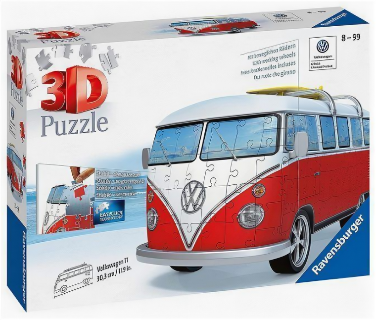 Ravensburger Пазл 3D Автобус Фольксваген 162 эл.