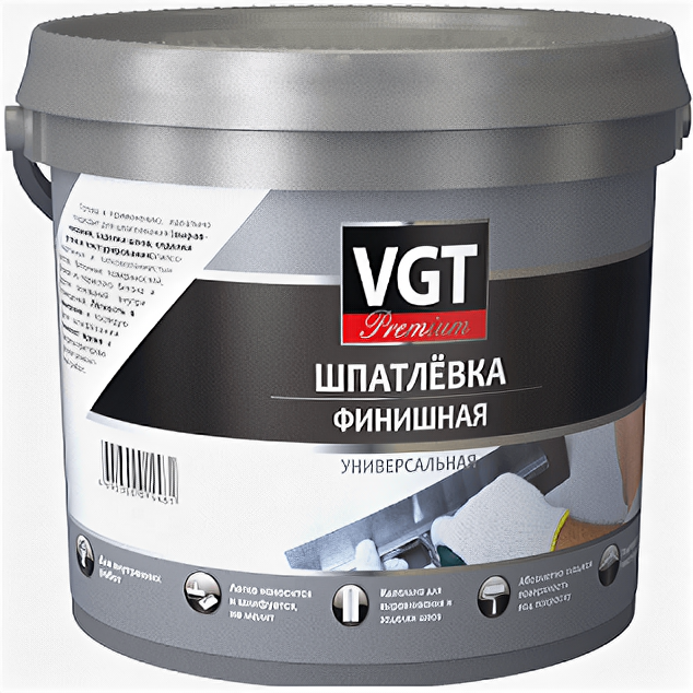 Шпатлевка VGT Premium финишная универсальная