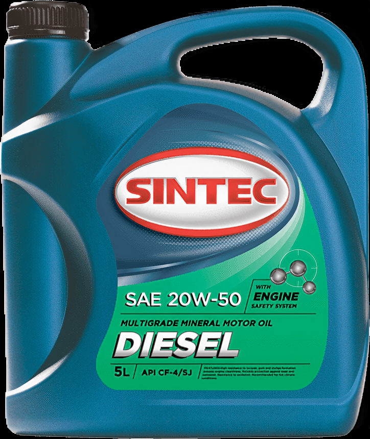 SINTEC Diesel 20W50 API CF-4/CF/SJ (5л)