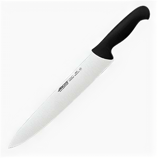 Нож поварской «2900» лезвие L=30 см черный ARCOS 292325