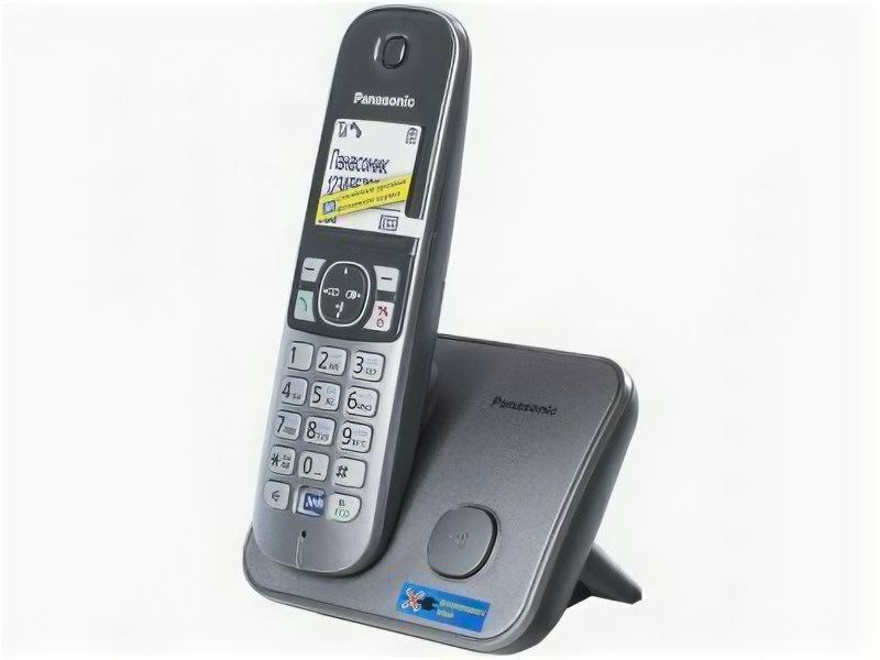 Радиотелефон Panasonic KX-TG6811RUM металлик