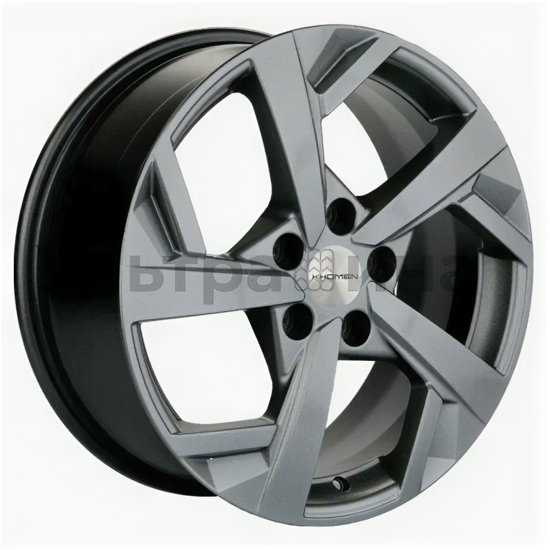 Khomen Wheels KHW1712 (Karoq/Octavia/Passat/Tiguan) G-Silver 7x17/5x112 ET43 D57.1