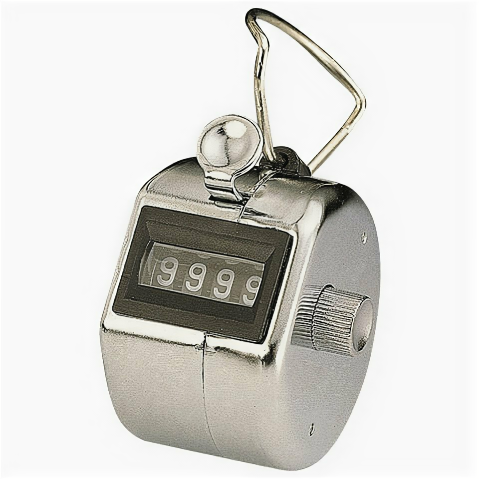 фото Счетчик механический KW-trio счет от 0 до 9999 корпус металлический хромированный, 2 шт