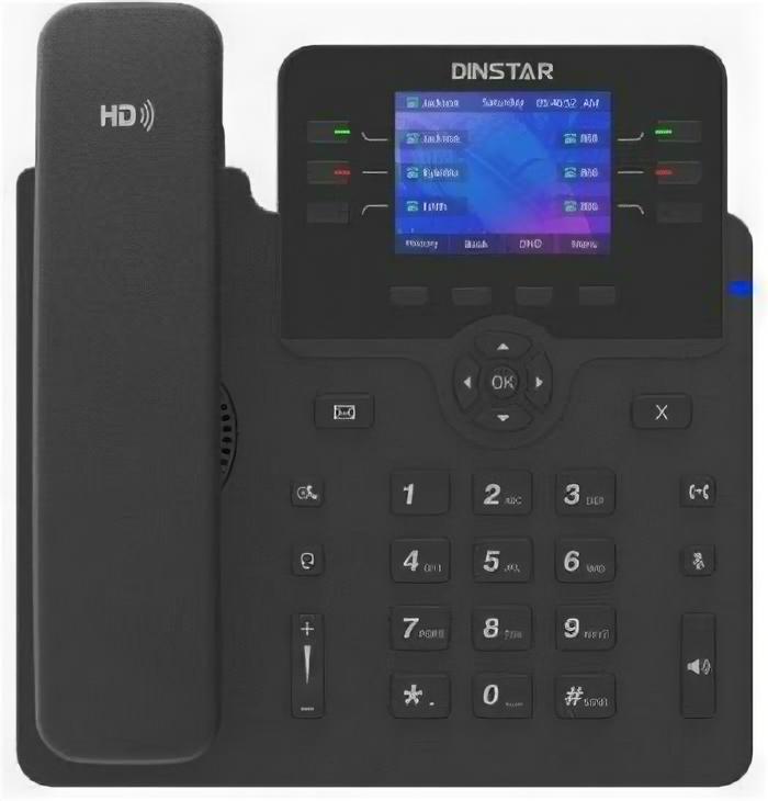 VoIP-телефон Dinstar черный