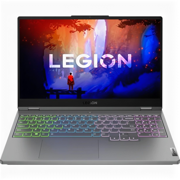 Ноутбук Lenovo Legion 5 15ARH7H 15.6"(2560x1440 IPS)/AMD Ryzen 7 6800H(3.2Ghz)/32768Mb/1024SSDGb/noDVD/Ext:nVidia GeForce RTX3070Ti(8192Mb)/Cam/BT/WiFi/80WHr/war 1y/2.4kg/storm grey/Win11Home + 300W, RU kbd