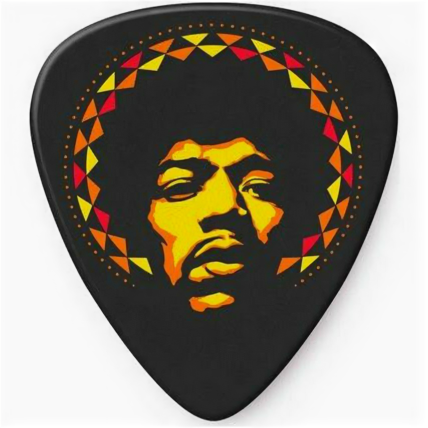 Медиаторы DUNLOP HENDRIX AURA MANDALA-6/PLYPK именные Дж. Хендрикс